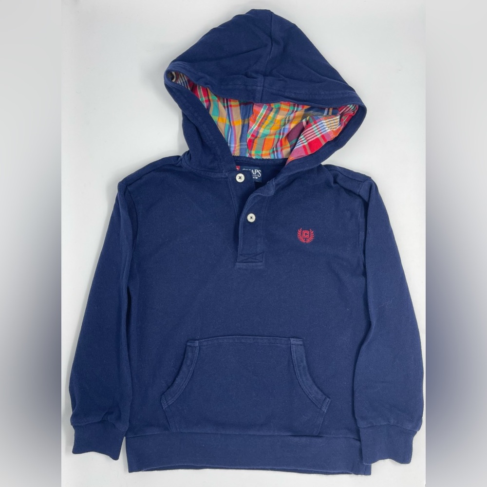 CHAPS: Blue, Hooded Light-weight Sweatshirt/Top, Size 6